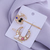 Wholesale Cute Girl Cat Planet Wings Hairpin Set Zinc Alloy Electroplating