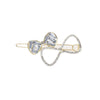 Wholesale Cute Metal Love Bow Flower Hairpin With Pearl And Crystal For Women