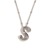 Wholesale Cute Popular Necklace For Women Stainless Steel 18K Gold Plated Letter Pendant With Electroplating
