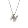 Wholesale Cute Popular Necklace For Women Stainless Steel 18K Gold Plated Letter Pendant With Electroplating