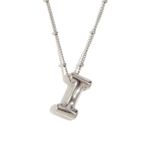 Wholesale Cute Popular Necklace For Women Stainless Steel 18K Gold Plated Letter Pendant With Electroplating