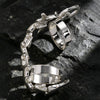 Wholesale Dark Style Electroplated Centipede Animal Zodiac Open Ring For Women Trendy Accessory