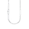Wholesale Detachable Thick Necklace Titanium Steel Geometric Personality Vacuum Electroplated