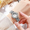 Wholesale Diamond Bracelet Quartz Watch Alloy Material Round Shape Leisure Style