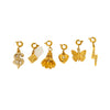 Wholesale Diamondencrusted Badminton Lightning Pattern Stainless Steel Spring Clasp Pendant With 18K Gold Plating And Inlay Diy Jewelry Accessories