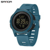 Wholesale Digital Watch Outdoor Luminous Allmatch Fashion Ol Round Dial Abs Case Tpu Strap Acrylic Mirror Unisex