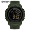 Wholesale Digital Watch Outdoor Luminous Allmatch Fashion Ol Round Dial Abs Case Tpu Strap Acrylic Mirror Unisex