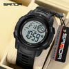 Wholesale Digital Watch Outdoor Luminous Allmatch Fashion Ol Round Dial Abs Case Tpu Strap Acrylic Mirror Unisex