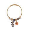 Wholesale Diy Adjustable Unisex Alloy Bracelet With Geometric Pattern And Diamond Design