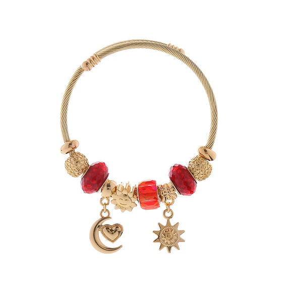 Wholesale Diy Adjustable Unisex Alloy Bracelet With Geometric Pattern And Diamond Design