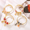 Wholesale Diy Adjustable Unisex Alloy Bracelet With Geometric Pattern And Diamond Design