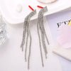 Wholesale Diy Ear Wire Accessories Copper S925 Silver Electroplated Box Chain Tassel Ear Wire Through The Heart