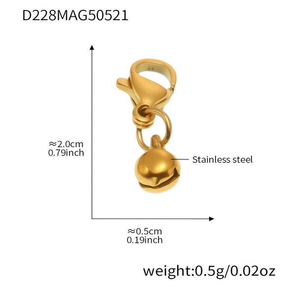 Wholesale Diy Ferris Wheel Zircon Oil Drop Geometric Stainless Steel Electroplated Bracelet And Anklet Set For Women