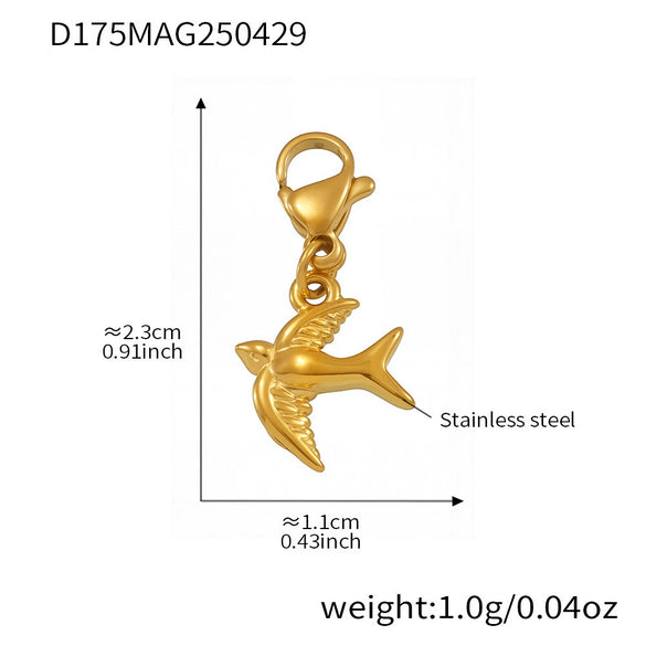 Wholesale Diy Ferris Wheel Zircon Oil Drop Geometric Stainless Steel Electroplated Bracelet And Anklet Set For Women