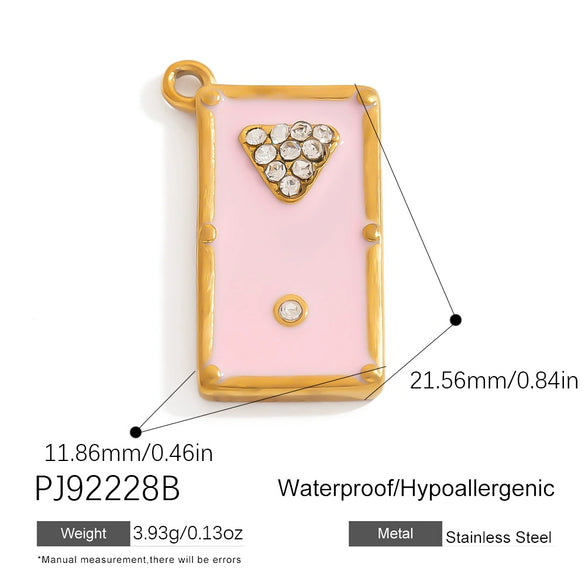 Wholesale Diy Handmade Stainless Steel Jewelry Accessories For Sporting Goods Like Basketball And Football Electroplated Necklace Keychain Pendant