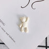 Wholesale Diy Jewelry Accessories Alloy Spray Paint Cute Cartoon Bear Pendant Jewelry Materials