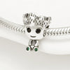 Wholesale Diy Jewelry Accessories Bracelet Original Fashion Niche Tree Elf String Decoration 925 Silver With White Copper Plated And Dripping Oil Treatment