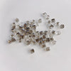 Wholesale Diy Jewelry Accessories Geometric Square Transparent Perforated Glass Crystal Beads With Glaze And Environmental Protection Treatment