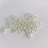 Wholesale Diy Jewelry Accessories Geometric Square Transparent Perforated Glass Crystal Beads With Glaze And Environmental Protection Treatment