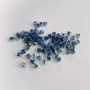 Wholesale Diy Jewelry Accessories Geometric Square Transparent Perforated Glass Crystal Beads With Glaze And Environmental Protection Treatment