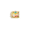 Wholesale Diy Jewelry Accessories Pendant Stainless Steel Gold Plated Geometric Oil Drop Box Pendant With Electroplating