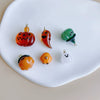 Wholesale Diy Jewelry Accessories Plastic Resin Cartoon Festival Element Transparent Pumpkin Lantern Ghost Pendant