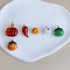 Wholesale Diy Jewelry Accessories Plastic Resin Cartoon Festival Element Transparent Pumpkin Lantern Ghost Pendant