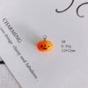 Wholesale Diy Jewelry Accessories Plastic Resin Cartoon Festival Element Transparent Pumpkin Lantern Ghost Pendant
