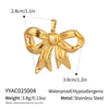 Wholesale Diy Jewelry Accessories Stainless Steel Non Fading Seaside Pendant With Small Animal Pattern For Women Electroplated With 18K Real Gold
