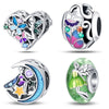 Wholesale Diy Jewelry Accessories 925 Sterling Silver Moonlight Fairy Beads Charm Bracelet With Dripping Oil Design