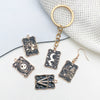Wholesale Diy Jewelry Accessories Zinc Alloy Hanging Pendant Necklace Earrings Keychain Retro Dark Tarot Style Electroplated