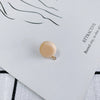 Wholesale Diy Jewelry Basic Accessories Plastic Resin Round Circle Earrings With Hole Pendant Earrings 925 Silver Needle Environmental Protection