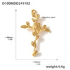 Wholesale Diy Jewelry Pendant Accessories With Natural Geometric Elements Stainless Steel Furnace Vacuum Plating 18K Real Gold