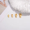 Wholesale Diy Necklace S925 Sterling Silver Gold Plated Lobster Clasp Minimalist Style