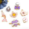Wholesale Diy Zinc Alloy Jewelry Accessories Cartoon Style Oil Dripping Pendant Keychain For Car