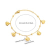 Wholesale Dolphin Starfish Shell Pendant Marine Series Anklet For Women Stainless Steel And Gold Geometric Pattern