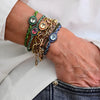 Wholesale Dopamine Bracelet Copper Electroplated Drop Shape Lucky Rope Unisex