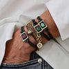 Wholesale Dopamine Bracelet Copper Electroplated Drop Shape Lucky Rope Unisex