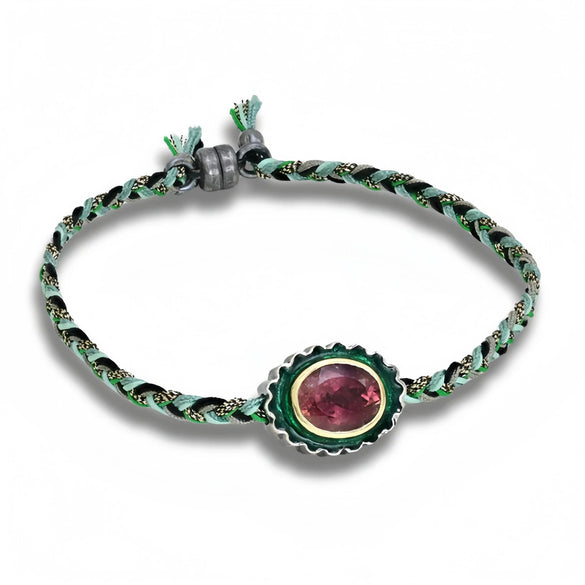 Wholesale Dopamine Bracelet Copper Electroplated Drop Shape Lucky Rope Unisex