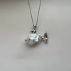 Wholesale Dopamine Clownfish Necklace Copper Natural Specialshaped Baroque Pearl Zircon Electroplating Animal Zodiac Style