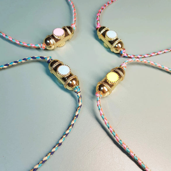 Wholesale Dopamine Necklace Brass Copper Geometric Electroplating Cylindrical Unisex