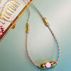 Wholesale Dopamine Necklace Brass Copper Geometric Electroplating Cylindrical Unisex