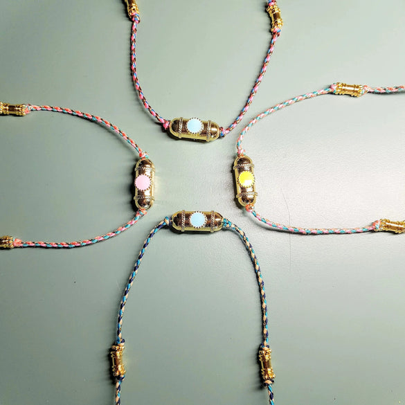 Wholesale Dopamine Necklace Brass Copper Geometric Electroplating Cylindrical Unisex