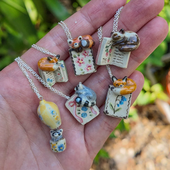 Wholesale Dopamine Necklace Copper Animal Zodiac Enamel Pattern Pendant Electroplated