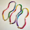 Wholesale Dopamine Necklace Stainless Steel Geometric Pendant Electroplated Diy Beaded For Women