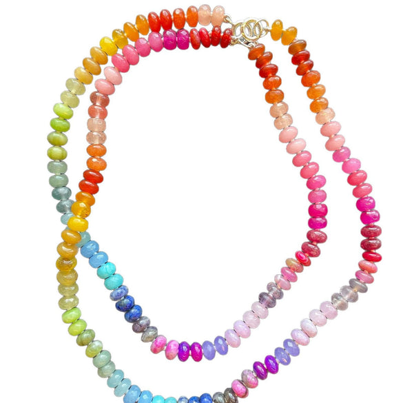 Wholesale Dopamine Necklace Stainless Steel Geometric Pendant Electroplated Diy Beaded For Women