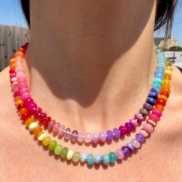 Wholesale Dopamine Necklace Stainless Steel Geometric Pendant Electroplated