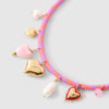 Wholesale Dopamine Titanium Steel Necklace Heart Shaped Baroque Pearl Pendant Electroplated