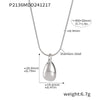 Wholesale Double Layer Bead Necklace Stainless Steel Pvd Electroplated Geometric Light Luxury Fashion Jewelry