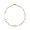 Wholesale Double Layer Necklace Handmade With Glass Beads And Copper In Geometric Style For Women